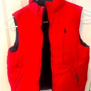 Ralph Lauren Kids Red Puffer Vest